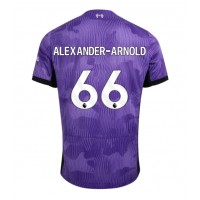 Fotballdrakt Herre Liverpool Alexander-Arnold #66 Tredjedrakt 2023-24 Kortermet